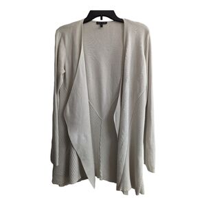 Set! Eileen Fisher silk and cotton blend cardigan and skirt set size large. EUC